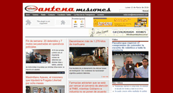 Desktop Screenshot of antenamisiones.com